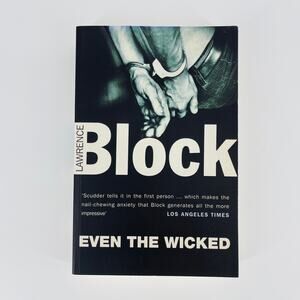 Even The Wicked, a paperback book novel by Lawrence Block - Good Used Condition